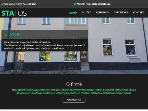 stabevní společnost se sídlem v chrudimi, která se zaměřuje zejména na pozemní stavitelství, které zahrnuje, jak vlastní realizaci staveb, tak i projektovou a inženýrskou činnost.