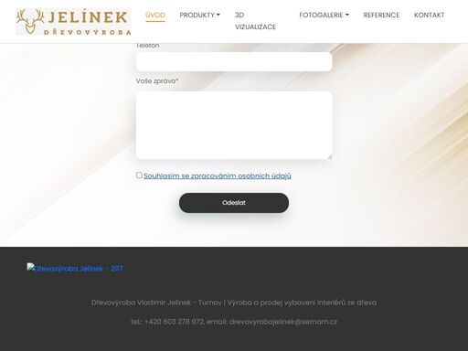 www.drevovyrobajelinek.cz