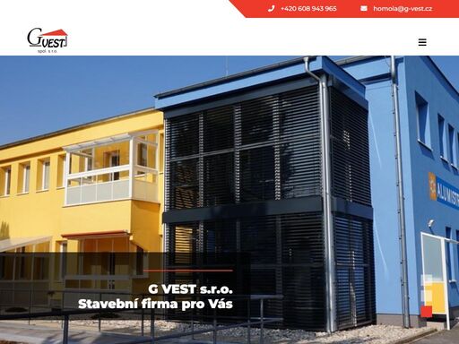 stavební firma g vest s.r.o. provádí kompletní stavby na klíč, rekonstrukce i půdní vestavby. na trhu působíme od roku 1997, tedy již téměř 20let. zakládáme si na kvalitní práci a férovém jednání.