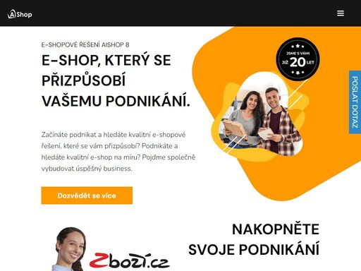 eshop řešení s možností napojení na ekonomické systémy pohoda, helios, money, cezar, premier, sap a další.