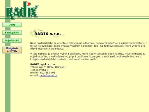 nakladatelství radix