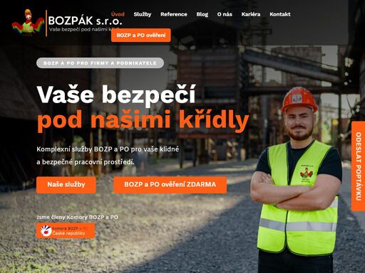 profesionální služby bozp a po na míru vašim potřebám. zajišťujeme bezpečnost práce a požární ochranu pro firmy všech velikostí. kontaktujte nás pro konzultaci a zajištění vašich povinností v oblasti bozp a po. firma bozpák