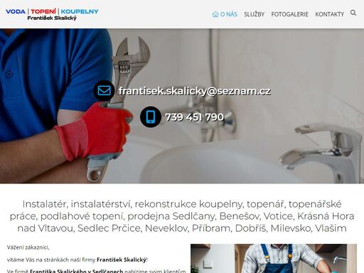 instalatér, instalatérství, rekonstrukce koupelny, topenář, topenářské práce, podlahové topení, prodejna sedlčany, benešov, votice, krásná hora nad vltavou, sedlec prčice, neveklov, příbram, dobříš, milevsko, vlašim