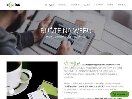 firma, která tvoří webové stránky a aplikace přímo na míru zákazníkovi.