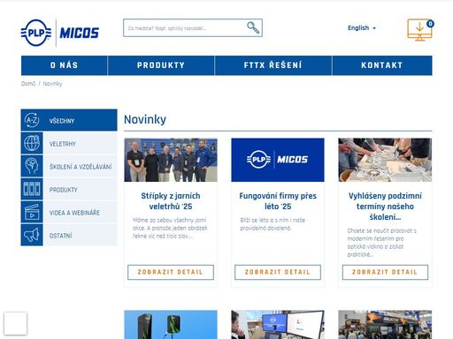 vyvíjíme, vyrábíme a dodáváme pasivní komponenty pro optické sítě s individuálním přístupem, vysokou kvalitou a širokou nabídkou produktů.