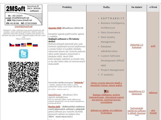 software na zakázku, business intelligence, datové sklady, konzultace s praxí