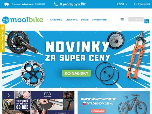 jízdní kola, horská kola a elektrokola, dámská kola, komponenty, cyklodoplňky, cyklooblečení. eshop a 3 kamenné prodejny. sledujte akce a výprodej