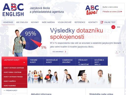 výuka angličtiny v ostravě. učebny nejen v ostravě centru, porubě a hrabůvce, ale také karviná a havířov. jazykové kurzy ostrava.