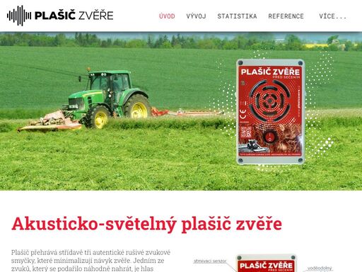 akusticko-světelný plašič zvěře při sečení, ochrana zvěře ve vaši honitbě. - www.plasiczvere.cz