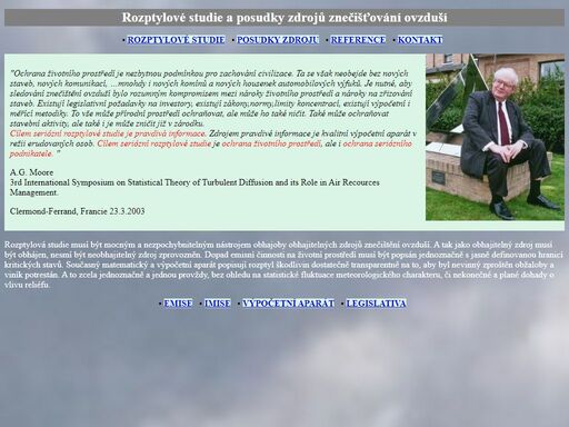 rozptylové studie a posuzování zdrojů emisí z hlediska znečišťování ovzduší