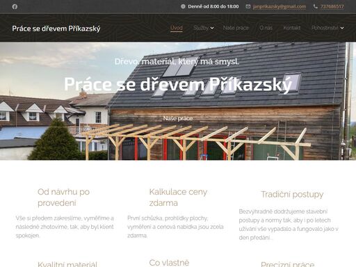 dřevo, materiál, který má smysl.