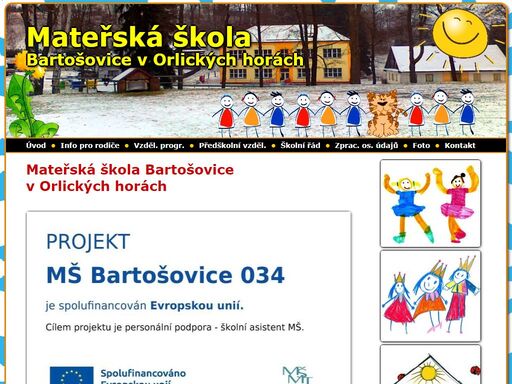 mateřská škola bartošovice v;orlických horách