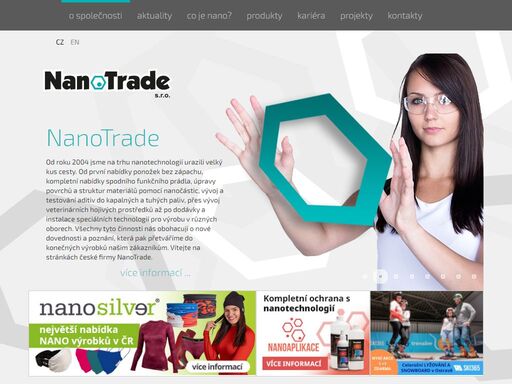 společnost nanotrade s.r.o. - aplikovaný výzkum a vývoj v oblasti nanotechnologií
