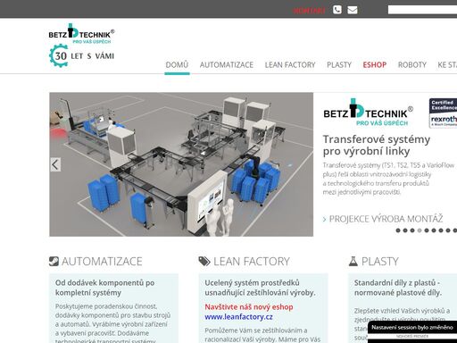betz s.r.o. - komponenty pro automatizaci a plastové díly