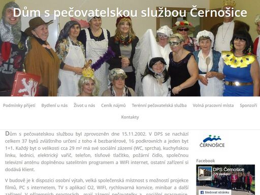 pečovatelský dům černošice