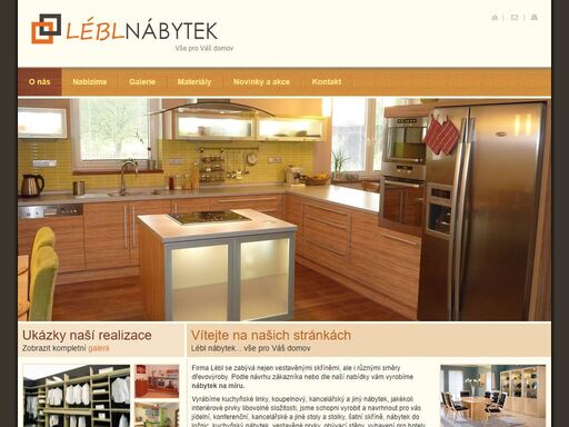 lébl nábytek - nabízíme kompletní sortiment nábytku pro váš domov na míru (kuchyně, ložnice, koupelny, pokoje, pracovny a vestavěné skříně).