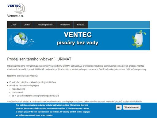 pisoáry urimat bez vody, realitní činnost