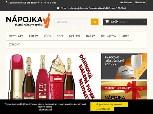 spolehlivý on-line obchod s kvalitními nápoji, garancí bezpečného nákupu, rychlého dodání a skvělé ceny. zboží skladem v našich vlastních skladech a prodejnách k okamžitému dodání či odběru.