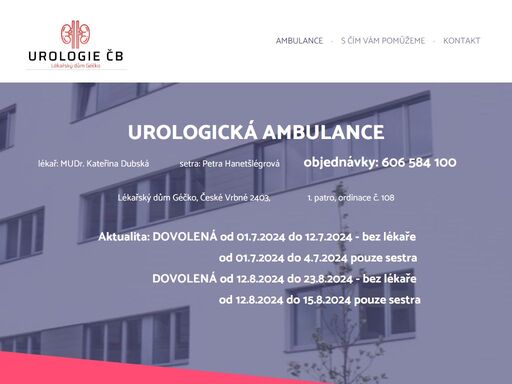 www.urologiecb.cz