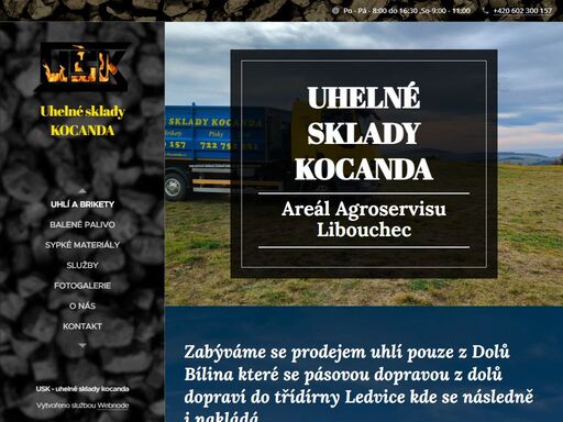 www.uhelne-sklady-kocanda.cz