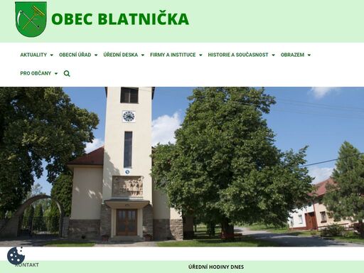 oficiální stránky obce blatnička