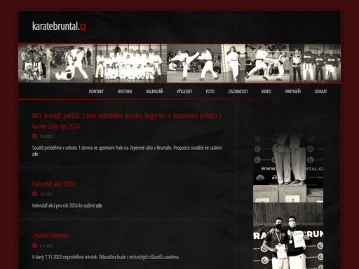 oficiální stránky klubu karate - dó bruntál