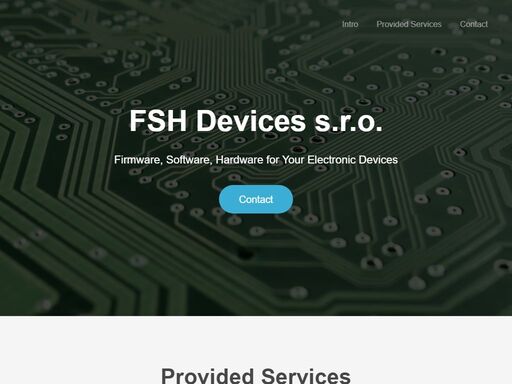 fsh devices s.r.o. - firmware, software, hardware for your electronic devices