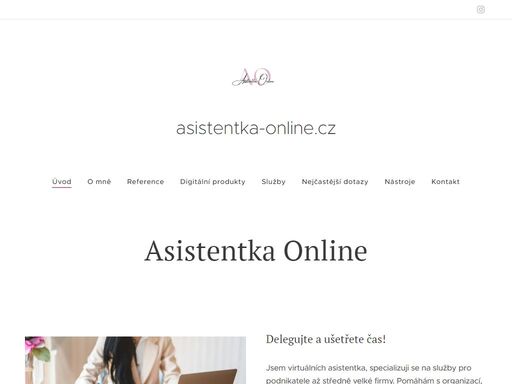 www.asistentka-online.cz