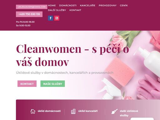 www.cleanwomen.cz