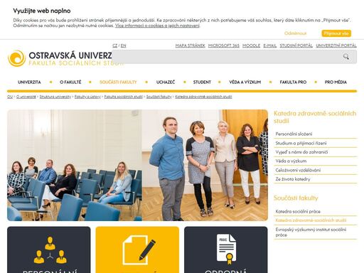 katedra zdravotně-sociálních studií fss ou - oficiální internetové stránky ostravské univerzity.