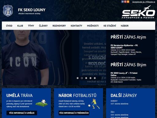 fotbalový klub fk louny - oficiální stránky