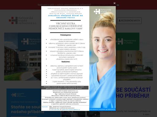 karlovarská krajská nemocnice a.s. - oficiální stránky pro nemocnice karlovy vary a nemocnice cheb