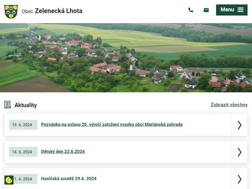 www.zeleneckalhota.cz