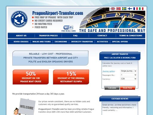pragueairport-transfer provides taxi and shuttle transfer / transport from and to the prague airport. also operates prague airport taxi and shuttle transfers to other cities in czech republic.