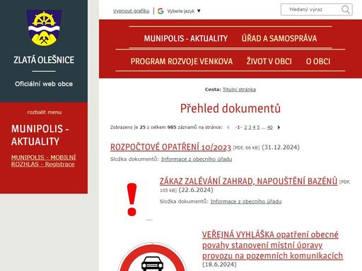www.obec-zlataolesnice.cz