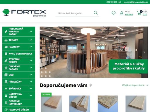 fortex pardubice eshop