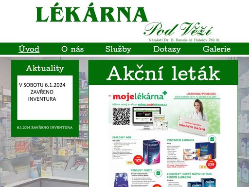 www.lekarnapodvezi.cz