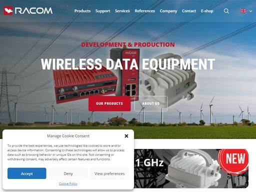 radio modems - design and production, gprs/edge/umts routers for scada & telemetry, fleet management and microwave links for high speed backbones.