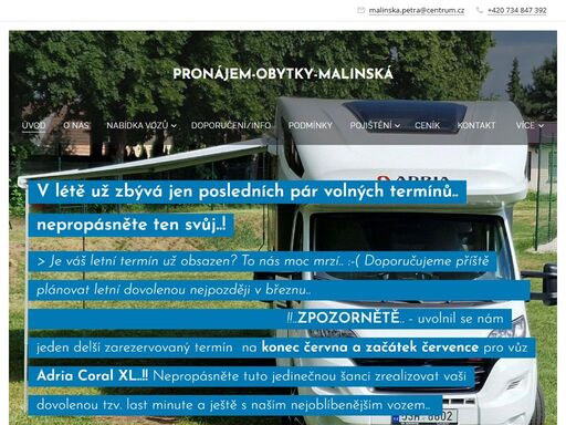 www.pronajem-obytky-malinska.cz