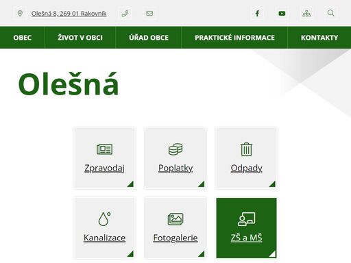 www.obec-olesna.cz