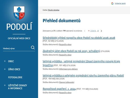 www.obecpodoli.net