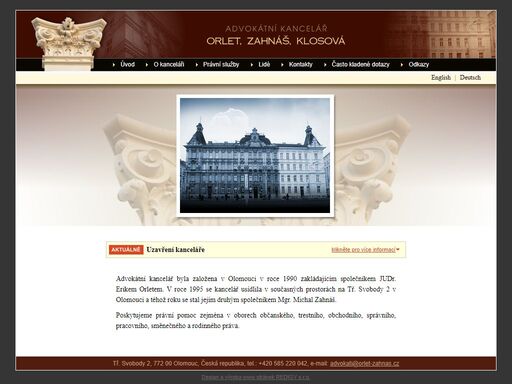 www.orlet-zahnas.cz
