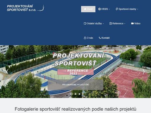 www.projektovani-sportovist.cz