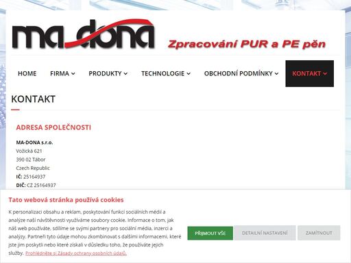 www.ma-dona.cz/kontakt