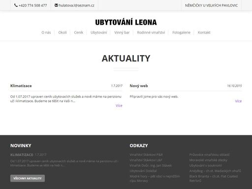 www.ubytovanileona.cz
