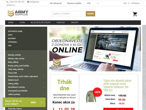 www.army-surplus.cz