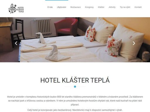 hotelklastertepla.cz