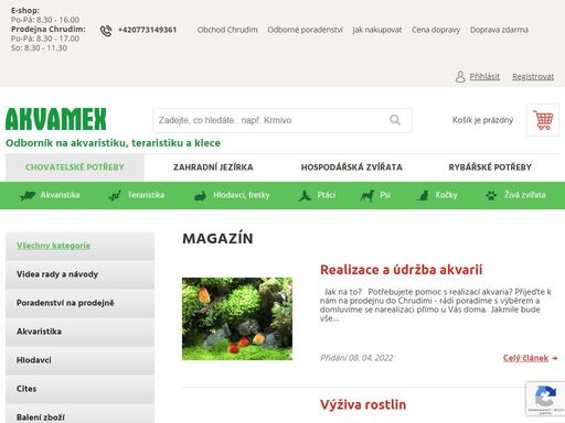 www.akvamex.cz