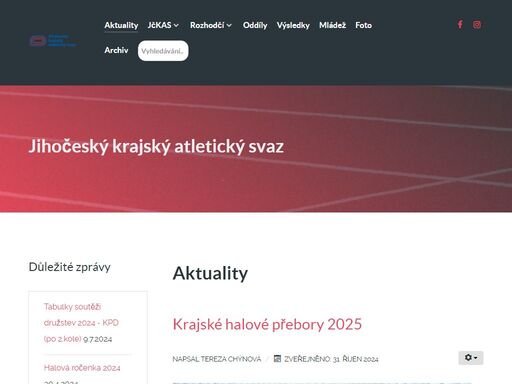 jihočeský krajský atletický svaz