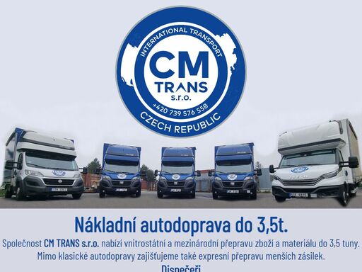 cm trans s.r.o. - nákladní autodoprava.